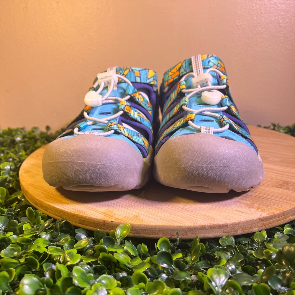 š„ NEW KEEN NEWPORT H2 ORANGE BLUE WATER SANDALS BIG KIDS SIZE 5 - Picture 3 of 9